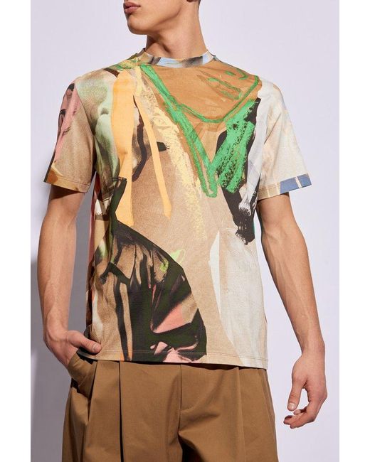 Paul Smith Multicolor Printed T-shirt, for men