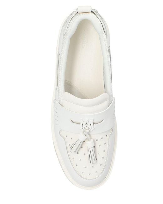 Amiri White Tassel-embellished Slip-on Loafers for men