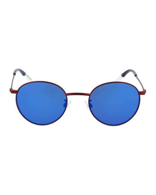 Tommy Hilfiger Blue Round Frame Sunglasses