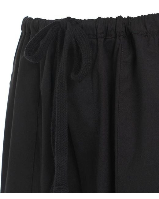 Thom Krom Black Straight-leg Low-rise Cargo Trousers
