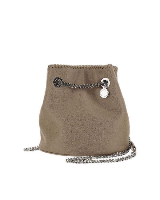 Stella McCartney Brown Falabella Chained Tote Bag