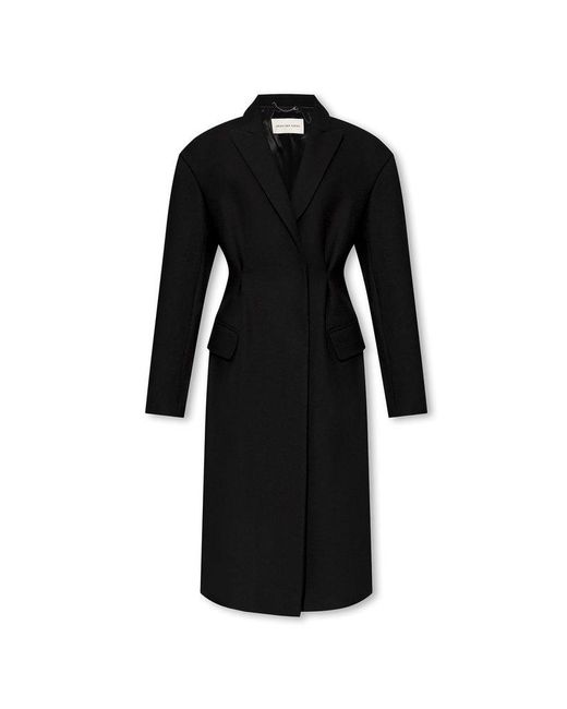 Dries Van Noten Black Single-breasted Coat