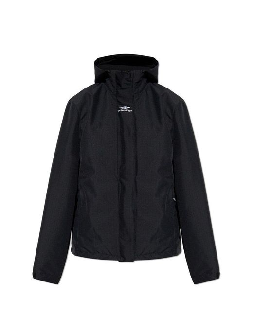 Balenciaga Black Padded Jacket From The Skiwear Collection,