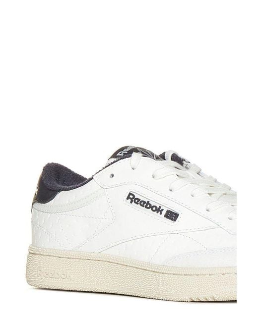 Reebok White Club C Sneakers