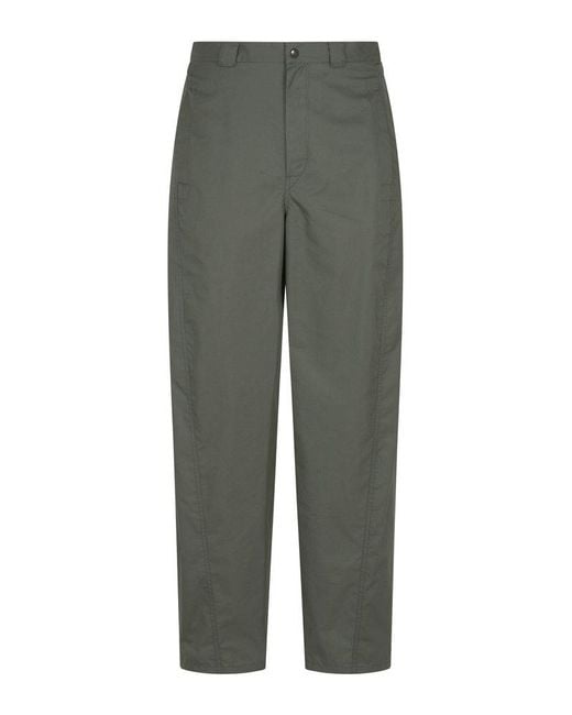 Lemaire Gray Straight-leg Panelled Trousers for men