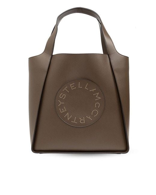Stella McCartney Brown 'shopper' Bag 'logo Tote',