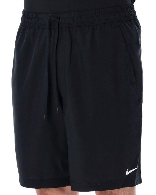 Nike Black Form Elasticated Drawstring Waistband Shorts for men