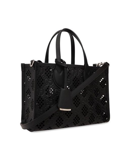 Gucci Black Small Ophidia Tote Bag