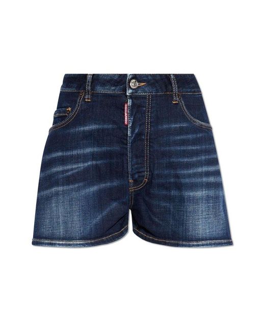 DSquared² Blue Denim Shorts,