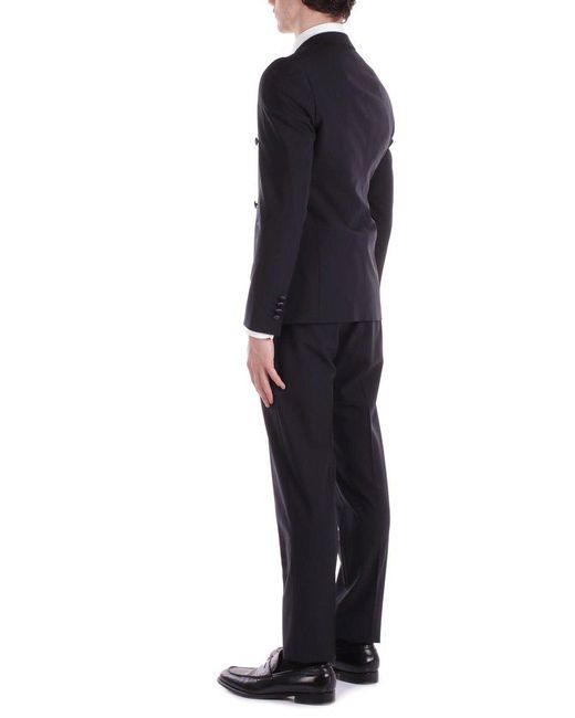 Emporio Armani Blue Two Piece Dinner Suit for men