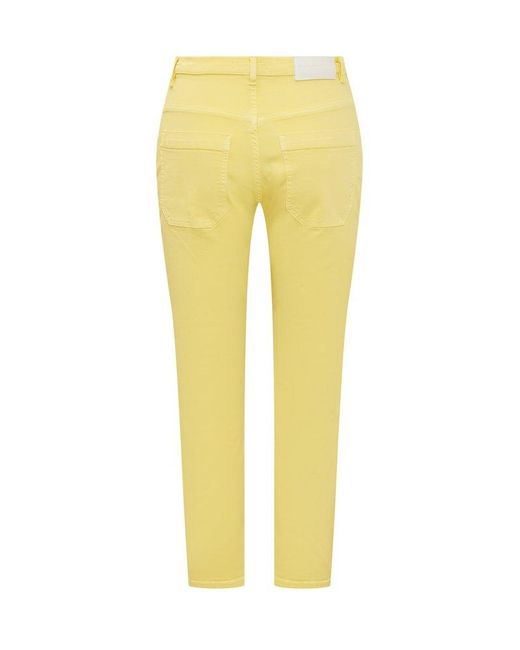 Pinko Yellow Cloe Chino Jeans