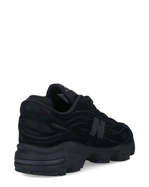 New Balance Black M1000 Lace-Up Sneakers
