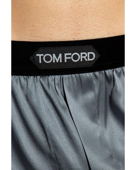 Tom Ford Black Logo Waistband Boxers for men