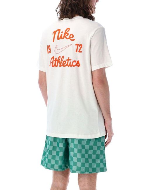 Nike White Sportswear Crewneck T-shirt for men