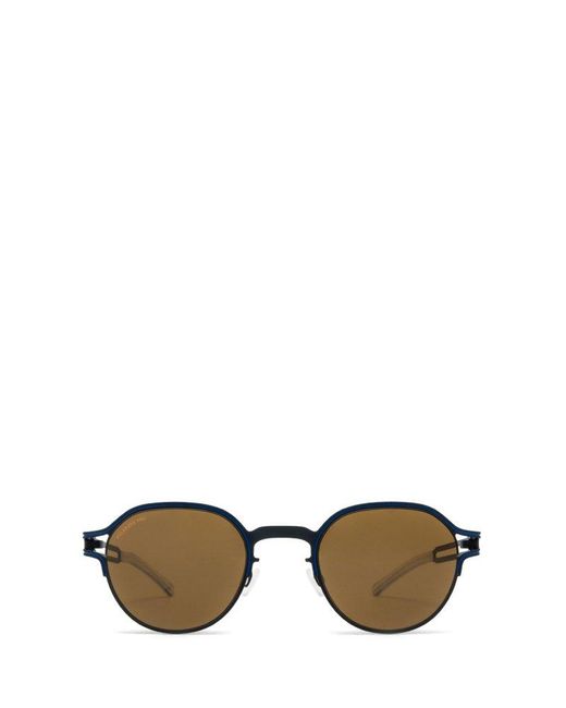 Mykita Metallic Vaasa Round Frame Sunglasses