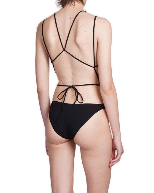Isabel Marant Black Tenisia One-piece Swimsuit