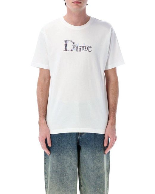 Dime White Classic Steampunk Tee for men