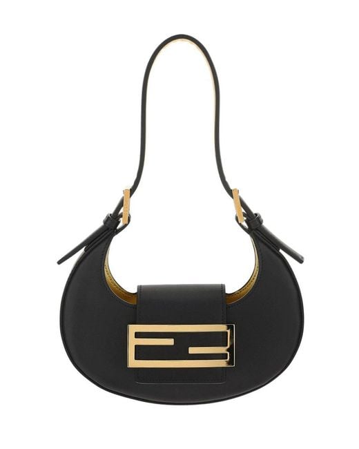 Fendi Black Cookie Mini Hobo Bag