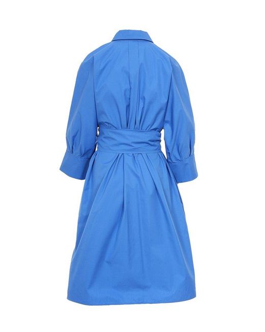 Max Mara Blue Mini Dress