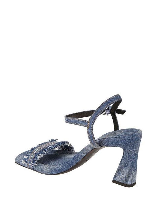 Ash Blue Lover Embellished Sandals