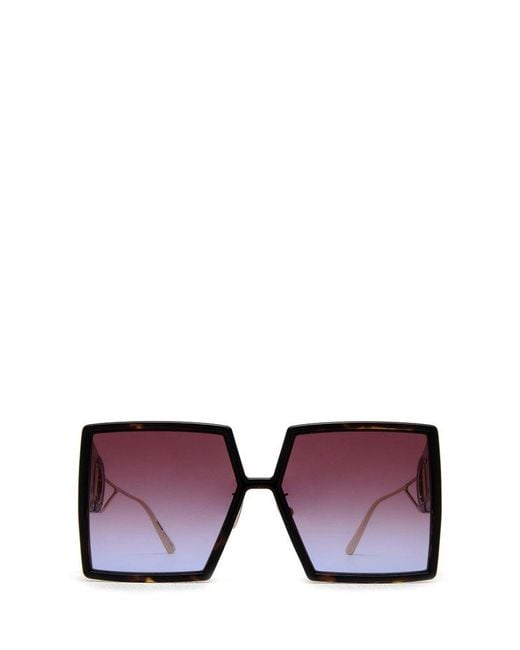 Dior Purple Oversized-fit Sunglasses