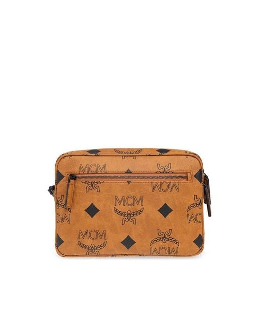 MCM Brown 'aren Small' Shoulder Bag
