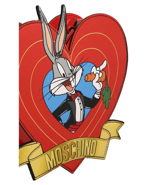 Moschino Red 'bugs Bunny' Crossbody Bag
