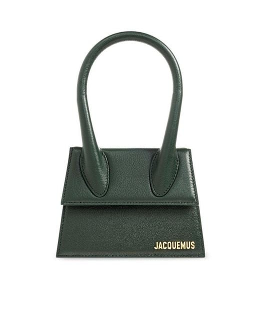 Jacquemus Green Le Chiquito Moyen Signature Handbag