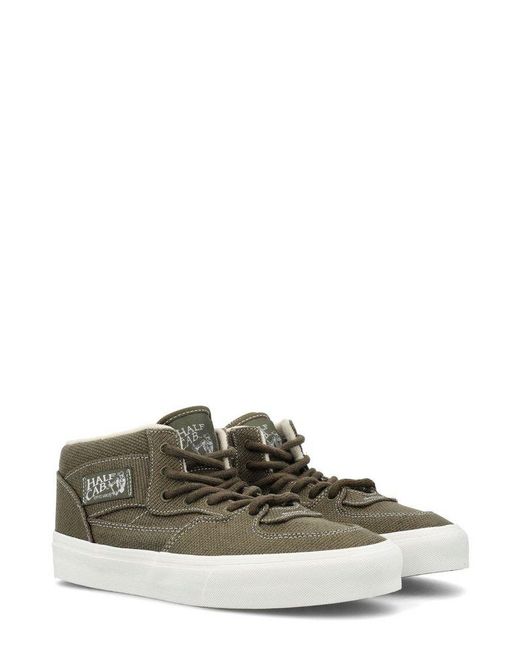 Vans Green Logo Patch Lace-up Sneakers