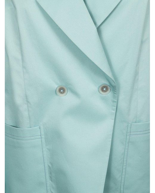 Paul Smith Green Double-Breasted Tailored Blazer