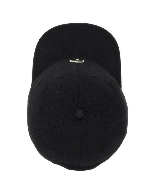 Lacoste Black Twill Cap for men