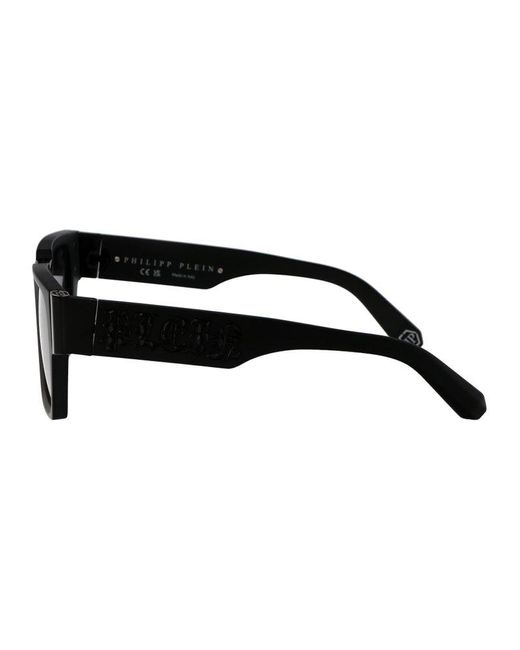 Philipp Plein Black Sunglasses for men