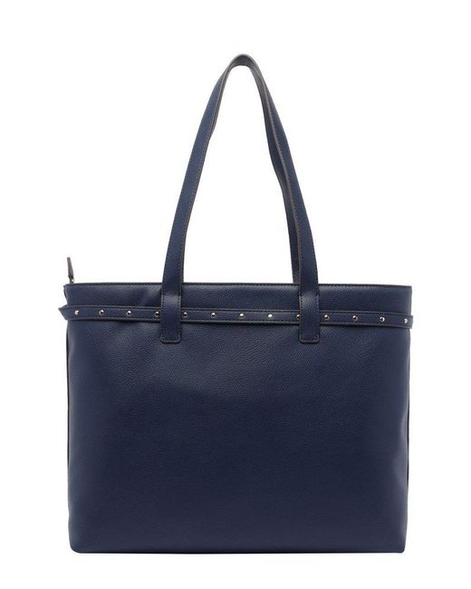 Liu Jo Blue Top Handle Shopping Bag