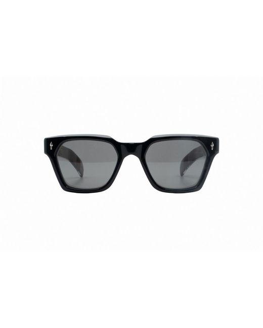 Jacques Marie Mage Black Sterett Square Frame Sunglasses