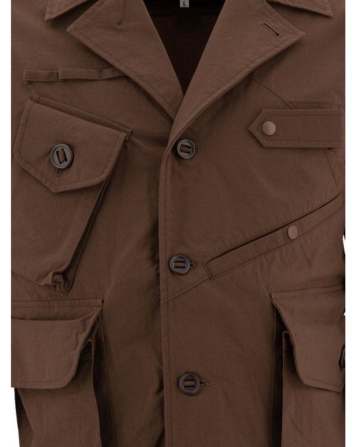 South2 West8 Brown Tenkara Utility Jacket for men