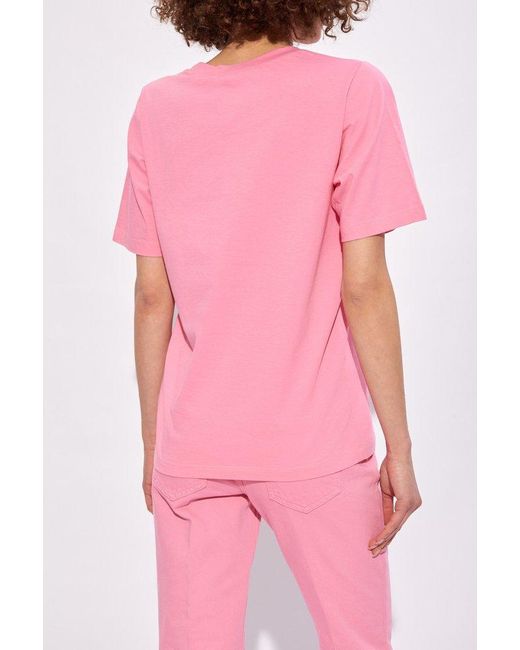 DSquared² Pink T-shirt With Logo,