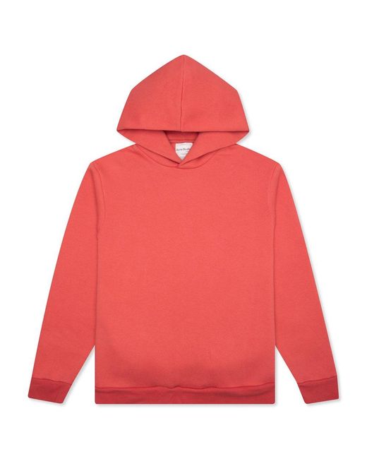 Acne Pink Long Sleeved Basic Hoodie for men