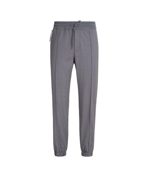 Zegna Gray High Performance Joggers for men