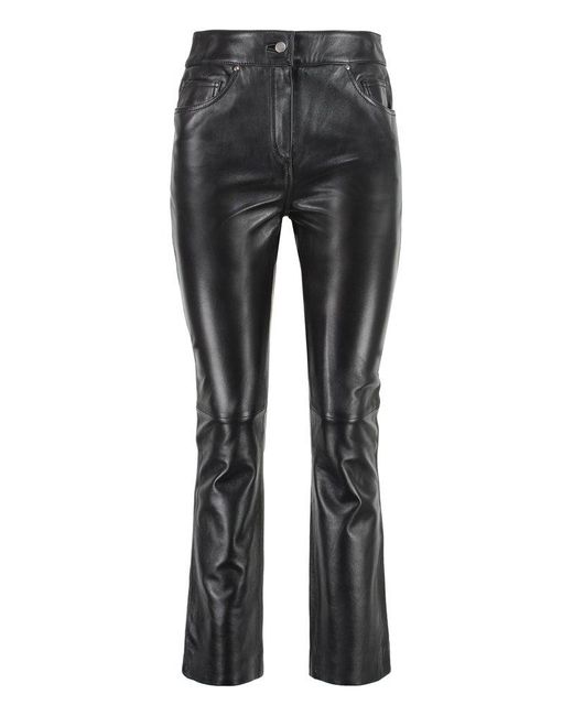 Stand Studio Gray Avery Leather Pants