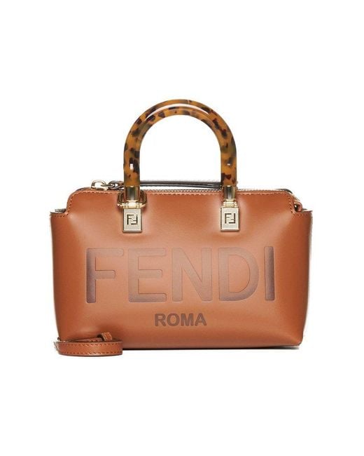 Fendi Brown By The Way Mini Leather Bag