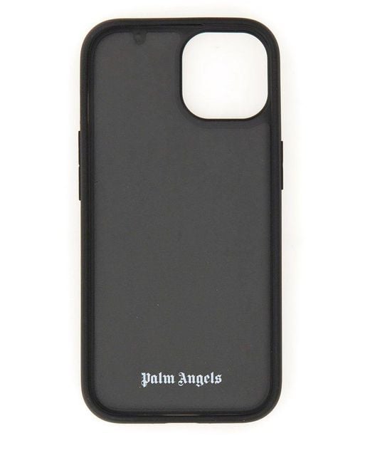 Palm Angels Black Case For Iphone 15 for men
