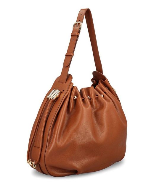 Zimmermann Brown Halcyon Large Bucket Bag