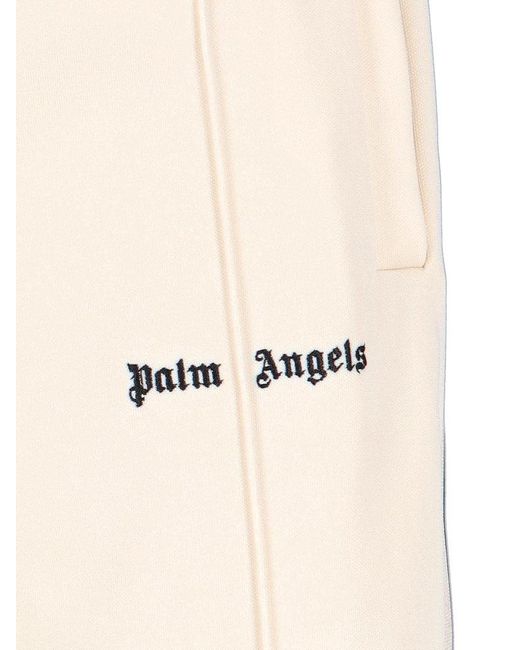 Palm Angels Natural Logo Sports Pants for men
