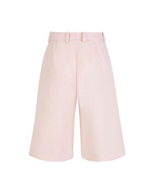 Jil Sander Pink Bermuda Shorts