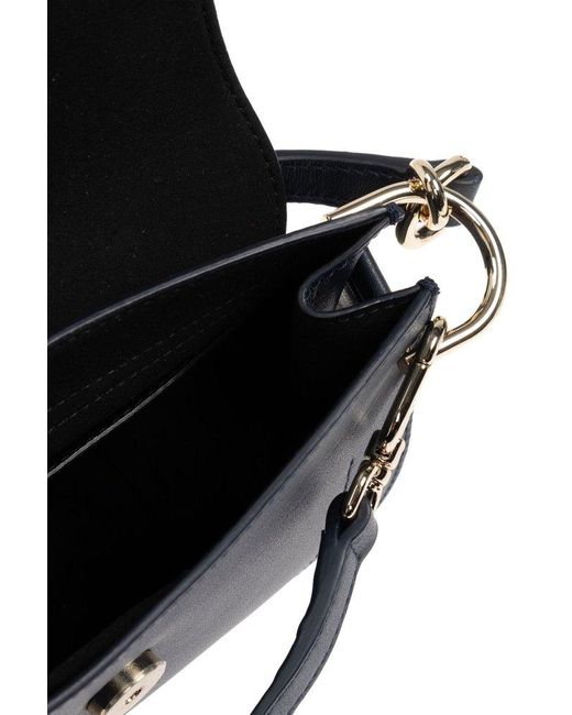 Furla Blue Flow Mini Top Handle Bag