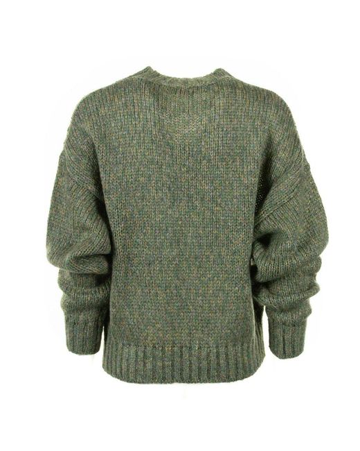 Weekend by Maxmara Green Crewneck Long-Sleeved Jumper