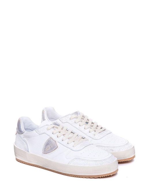 Philippe Model White Nice Low Sneakers for men