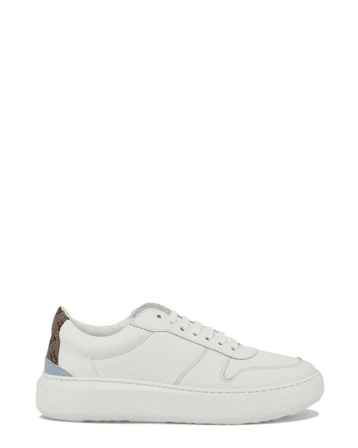 Herno White Sneakers With Monogram