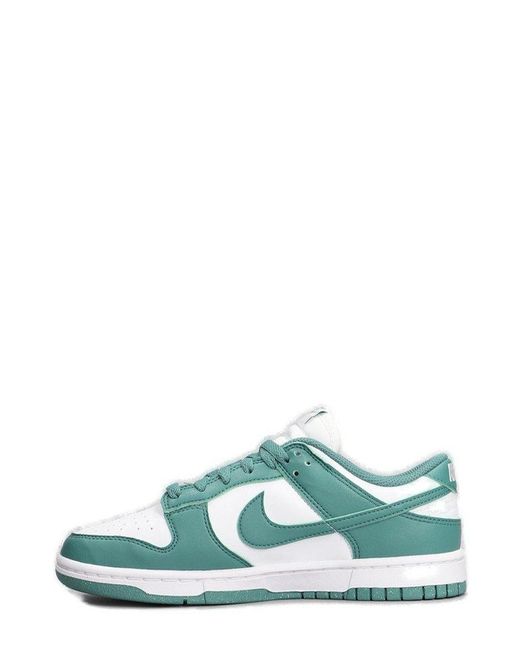 Nike Green Dunk Low Next Nature Lace-Up Sneakers