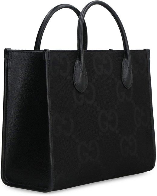 Gucci Black Jumbo GG Tote Bag for men